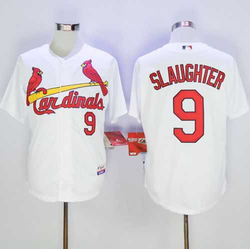 St. Louis Cardinals #9 Enos Slaughter White Cool Base Stitched Baseball Jersey,We sell and wholesale St. Louis Cardinals #9 Enos Slaughter White Cool Base Stitched Baseball Jersey on line form chian!